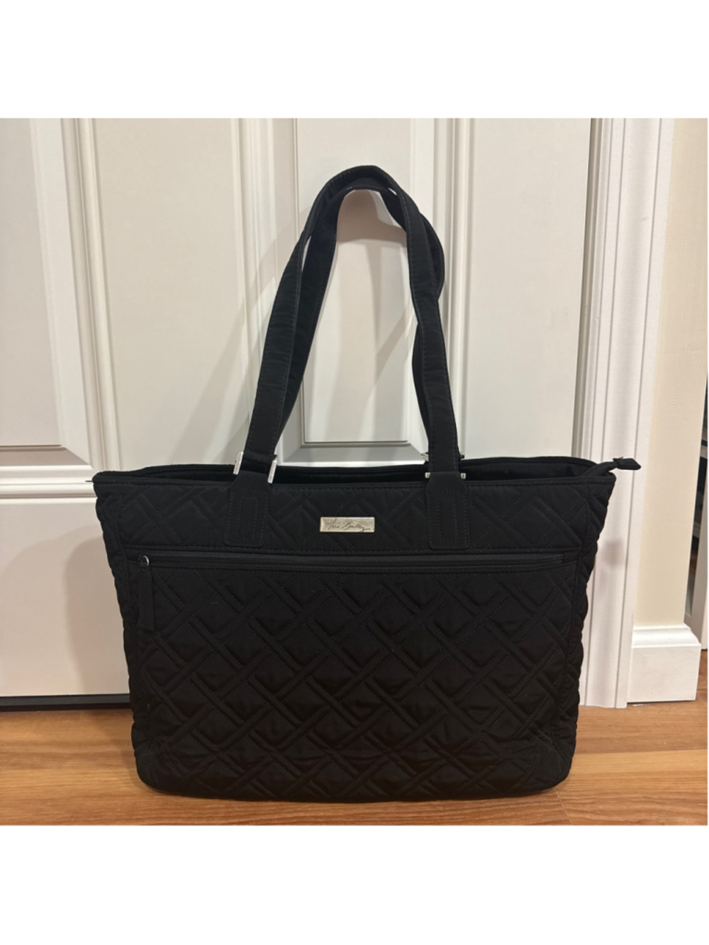 Women's Vera Bradley Quilted Tote Bag One Size Black